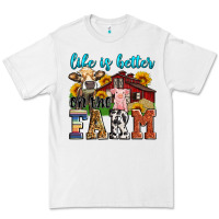 White life is better on the farm Premium Tee - Zillion Design Studio