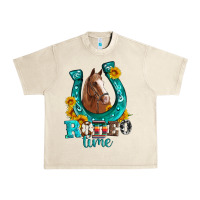 Sandshell horseshoe rodeo time Urban Heavy Tee - Artiststas