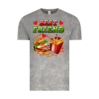 Cloud Rock best friend hamburger potatoes Vintage Tee - AdoDesignShop
