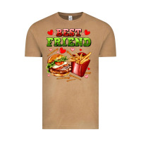 Vintage Camel best friend hamburger potatoes Vintage Tee - AdoDesignShop