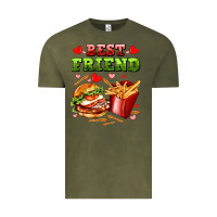 Vintage Olive best friend hamburger potatoes Vintage Tee - AdoDesignShop