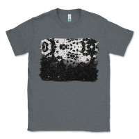 Charcoal Heather cowhide background Classic Tee - BarkalooDesign