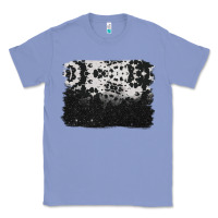 Colony Blue cowhide background Classic Tee - BarkalooDesign