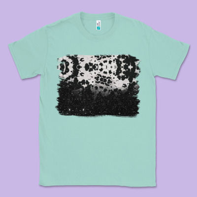 Cowhide Background Classic Tee Designed By Barkaloodesign