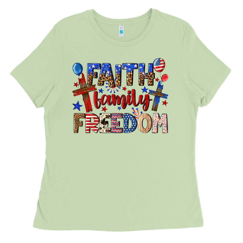 Faith Family Freedom Ladies Tee by texasbilliewilder | Teevron
