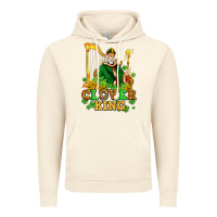 Vintage Artic st patricks clover king  with shamrocks Vintage Hoodie - AdoDesignShop