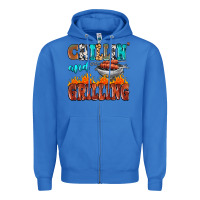 True Royal chillin and grilling Zipper Hoodie - MaliasSmallBusiness