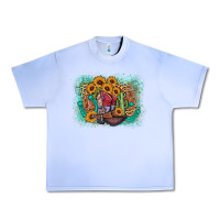 Grape Ice cowboy boots sunflower Urban Heavy Tee - AdoDesignShop
