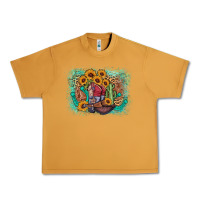 Peanut Butter cowboy boots sunflower Urban Heavy Tee - AdoDesignShop