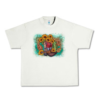 Pistachio cowboy boots sunflower Urban Heavy Tee - AdoDesignShop