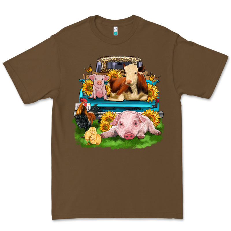 Farm Truck Animals Premium Tee by Zillion Design Studio | Teevron