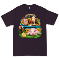 Plum farm truck animals Premium Tee - Zillion Design Studio