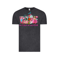 Vintage Black western cancer  in october we wear pink coffee cups with ribbons Vintage Tee - AdoDesignShop