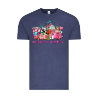 Vintage Denim western cancer  in october we wear pink coffee cups with ribbons Vintage Tee - AdoDesignShop
