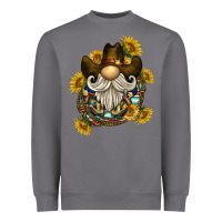 Storm cowboy gnome sunflower rope Heavyweight Sweatshirt - BarkalooDesign