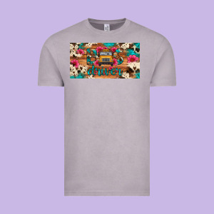 Bus Driver School Bus Cowhide License Plate Vintage Tee Designed By Artiststas