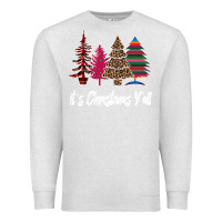 Oatmeal Heather Merry Christmas Pine Tree Premium Sweatshirt - Bettercallsaul