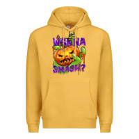 Mustard Wanna Smash? Premium Hoodie - texasbilliewilder