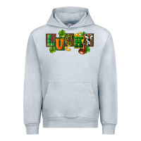 Heather Grey Western lucky St. Patrick's Day Urban Hoodie - CowGirlArtShop