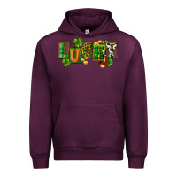 Mauve Wine Western lucky St. Patrick's Day Urban Hoodie - CowGirlArtShop