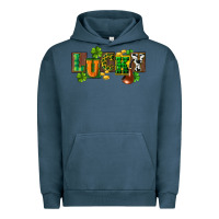 Pigment Midnight Navy Western lucky St. Patrick's Day Urban Hoodie - CowGirlArtShop