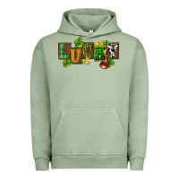 Pigment Oil Green Western lucky St. Patrick's Day Urban Hoodie - CowGirlArtShop