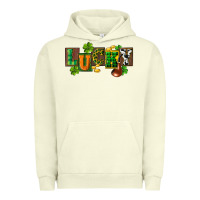 Pigment Pistachio Western lucky St. Patrick's Day Urban Hoodie - CowGirlArtShop