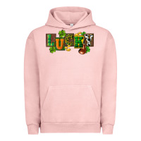 Pigment Salmon Western lucky St. Patrick's Day Urban Hoodie - CowGirlArtShop
