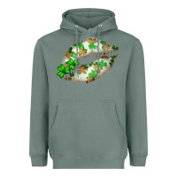 Sage St. Patricks Day White Lips Heavyweight Hoodie - Bettercallsaul