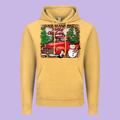 Merry Christmas Vintage Hoodie Designed By Jahusdesignshop