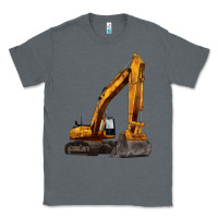 Charcoal Heather excavator Classic Tee - LillyAllenDesigns