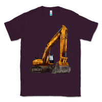 Plum excavator Classic Tee - LillyAllenDesigns