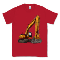 Red excavator Classic Tee - LillyAllenDesigns