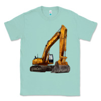 Seafoam excavator Classic Tee - LillyAllenDesigns