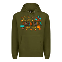 Army Green one thankful mama Premium Hoodie - JahusDesignShop