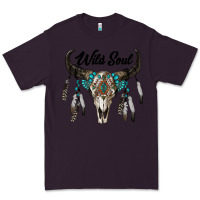 Plum wild soul boho skull Premium Tee - RanaPortraitStore