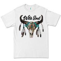 White wild soul boho skull Premium Tee - RanaPortraitStore