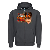 Smoke one thankful mama Zipper Hoodie - MaliasSmallBusiness