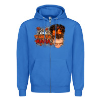 True Royal one thankful mama Zipper Hoodie - MaliasSmallBusiness
