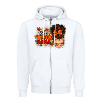 White one thankful mama Zipper Hoodie - MaliasSmallBusiness