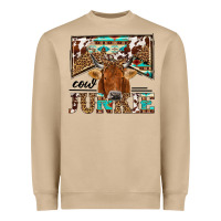 Mushroom cow junkie Heavyweight Sweatshirt - NancyCooperArtShop