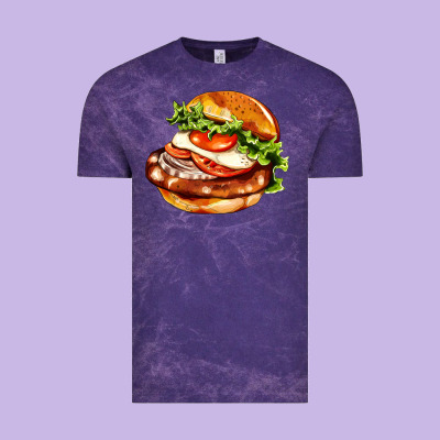 American Hamburger Vintage Tee Designed By Adodesignshop