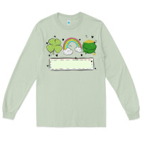 Matcha st patrick's trio name patch Long Sleeve Tee - MaliasSmallBusiness