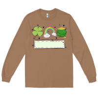 Toasted Coconut st patrick's trio name patch Long Sleeve Tee - MaliasSmallBusiness
