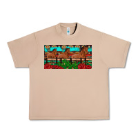 Horses Roses Ann Cactuses License Plate Urban Heavy Tee | Teevron