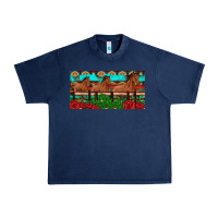 Navy horses roses ann cactuses license plate Urban Heavy Tee - Artiststas