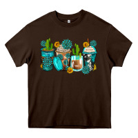 Chocolate Brown gemstone coffee cups Heavy Core Tee - Zillion Design Studio