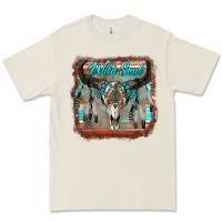 Bone wild soul boho skull with background Premium Tee - RanaPortraitStore