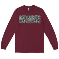 Burgundy grey leopard Long Sleeve Tee - JahusDesignShop