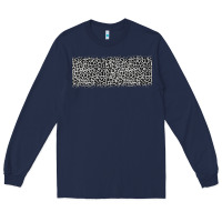 Navy grey leopard Long Sleeve Tee - JahusDesignShop